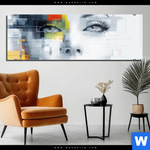 Acrylglasbild Farbcodes Der Identitaet Panorama Produktvorschau mit dem Bild Farbcodes der Identität im Format Panorama.