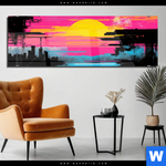 Acrylglasbild Farben Der Nacht Panorama Produktvorschau mit dem Bild Farben der Nacht im Format Panorama.