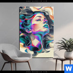 Acrylglasbild Farbrausch Der Seele Hochformat Produktvorschau mit dem Bild Farbrausch der Seele im Format Hochformat.