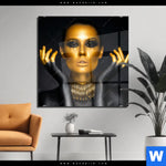 Acrylglasbild Fingerspitzengefuehl Quadrat Produktvorschau mit dem Bild Fingerspitzengefühl im Format Quadrat.