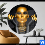 Acrylglasbild Fingerspitzengefuehl Rund Produktvorschau mit dem Bild Fingerspitzengefühl im Format Rund.