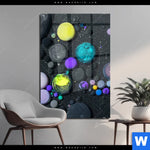 Acrylglasbild Fluid Art Bubbless No 1 Hochformat Produktvorschau mit dem Bild Fluid Art - Bubbless No.1 im Format Hochformat.