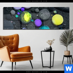 Acrylglasbild Fluid Art Bubbless No 1 Panorama Produktvorschau mit dem Bild Fluid Art - Bubbless No.1 im Format Panorama.