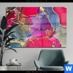 Acrylglasbild Fluid Art Fruehlingszauber Querformat Produktvorschau mit dem Bild Fluid Art Frühlingszauber im Format Querformat.