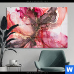 Acrylglasbild Fluid Art Rot Braun Querformat Produktvorschau mit dem Bild Fluid Art Rot & Braun im Format Querformat.