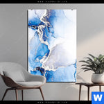 Acrylglasbild Fluid Art Winter Wonderland Hochformat Produktvorschau mit dem Bild Fluid Art Winter Wonderland im Format Hochformat.