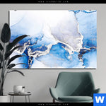 Acrylglasbild Fluid Art Winter Wonderland Querformat Produktvorschau mit dem Bild Fluid Art Winter Wonderland im Format Querformat.
