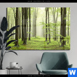 Acrylglasbild Fruehling Im Buchenwald Querformat Produktvorschau mit dem Bild Frühling im Buchenwald im Format Querformat.