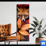 Acrylglasbild Fuchs Im Herbstlaub Schmal Produktvorschau mit dem Bild Fuchs im Herbstlaub im Format Schmal.