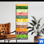 Acrylglasbild Gesunde Ernaehrung Schmal Produktvorschau mit dem Bild Gesunde Ernährung im Format Schmal.