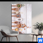 Acrylglasbild Gesunde Vielfalt Aus Loeffeln Hochformat Produktvorschau mit dem Bild Gesunde Vielfalt aus Löffeln im Format Hochformat.