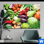 Acrylglasbild Gesundes Gemuese Querformat Produktvorschau mit dem Bild Gesundes Gemüse im Format Querformat.