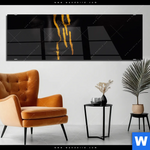 Acrylglasbild Goldene Traenen Panorama Produktvorschau mit dem Bild Goldene Tränen im Format Panorama.