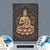 Acrylglasbild Goldener Buddha No 2 Hochformat