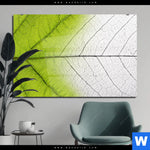 Acrylglasbild Gruenes Blatt Querformat Produktvorschau mit dem Bild Grünes Blatt im Format Querformat.