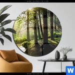 Acrylglasbild Im Wald Rund Produktvorschau mit dem Bild Im Wald im Format Rund.