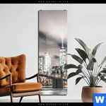 Acrylglasbild Innenstadt Von Manhattan Schmal Produktvorschau mit dem Bild Innenstadt von Manhattan im Format Schmal.