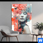 Acrylglasbild Jolanda Frau Mit Blumen Im Haar Hochformat Produktvorschau mit dem Bild Jolanda - Frau mit Blumen im Haar im Format Hochformat.