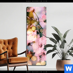 Acrylglasbild Kirschblueten Im Fruehlingslicht Schmal Produktvorschau mit dem Bild Kirschblüten im Frühlingslicht im Format Schmal.