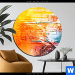 Acrylglasbild Klippe Am Meer Rund Produktvorschau mit dem Bild Klippe am Meer im Format Rund.