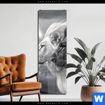 Acrylglasbild Kontrast Loewenkraft Schmal Produktvorschau mit dem Bild Kontrast Löwenkraft im Format Schmal.