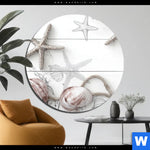 Acrylglasbild Kuestenfeeling Muschel Rund Produktvorschau mit dem Bild Küstenfeeling - Muschel im Format Rund.