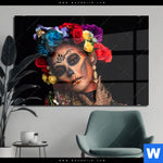 Acrylglasbild La Calavera Catrina No 2 Querformat Produktvorschau mit dem Bild La Calavera Catrina No.2 im Format Querformat.