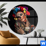 Acrylglasbild La Calavera Catrina No 2 Rund Produktvorschau mit dem Bild La Calavera Catrina No.2 im Format Rund.