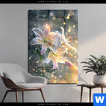 Acrylglasbild Lilien Im Morgenlicht Hochformat Produktvorschau mit dem Bild Lilien im Morgenlicht im Format Hochformat.