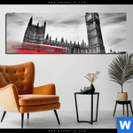 Acrylglasbild London In Bewegung Panorama Produktvorschau mit dem Bild London in Bewegung im Format Panorama.