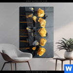 Acrylglasbild Luxus Rosen Hochformat Produktvorschau mit dem Bild Luxus Rosen im Format Hochformat.