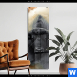 Acrylglasbild Maechtiger Bueffel Schmal Produktvorschau mit dem Bild Mächtiger Büffel im Format Schmal.