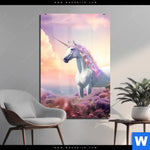 Acrylglasbild Magic Einhorn Hochformat Produktvorschau mit dem Bild Magic Einhorn im Format Hochformat.
