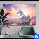 Acrylglasbild Magic Einhorn Querformat Produktvorschau mit dem Bild Magic Einhorn im Format Querformat.