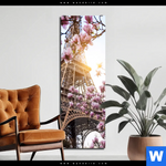 Acrylglasbild Mangnolien In Paris Schmal Produktvorschau mit dem Bild Mangnolien in Paris im Format Schmal.
