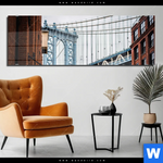 Acrylglasbild Manhattan Panorama Produktvorschau mit dem Bild Manhattan im Format Panorama.