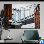 Acrylglasbild Manhattan Querformat Produktvorschau mit dem Bild Manhattan im Format Querformat.