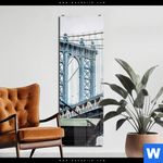 Acrylglasbild Manhattan Schmal Produktvorschau mit dem Bild Manhattan im Format Schmal.