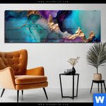 Acrylglasbild Marmorstruktur Lavendel Panorama Produktvorschau mit dem Bild Marmorstruktur Lavendel im Format Panorama.