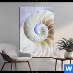 Acrylglasbild Muschel Fossil No 2 Hochformat Produktvorschau mit dem Bild Muschel Fossil No. 2 im Format Hochformat.