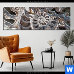 Acrylglasbild Muschel Fossil No 3 Panorama Produktvorschau mit dem Bild Muschel Fossil No. 3 im Format Panorama.