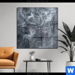 Acrylglasbild Mystischer Hirsch Im Nebel Quadrat Produktvorschau mit dem Bild Mystischer Hirsch im Nebel im Format Quadrat.