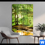 Acrylglasbild Natur Pur Der Wald Hochformat Produktvorschau mit dem Bild Natur pur - Der Wald im Format Hochformat.