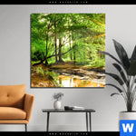 Acrylglasbild Natur Pur Der Wald Quadrat Produktvorschau mit dem Bild Natur pur - Der Wald im Format Quadrat.