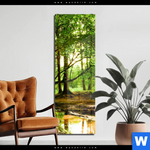 Acrylglasbild Natur Pur Der Wald Schmal Produktvorschau mit dem Bild Natur pur - Der Wald im Format Schmal.