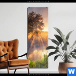 Acrylglasbild Nebel Am Fluss Schmal Produktvorschau mit dem Bild Nebel am Fluss im Format Schmal.