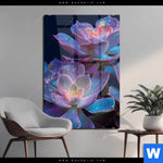 Acrylglasbild Neon Sukkulenten Hochformat Produktvorschau mit dem Bild Neon Sukkulenten im Format Hochformat.