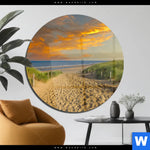 Acrylglasbild Nordseekueste Rund Produktvorschau mit dem Bild Nordseeküste im Format Rund.