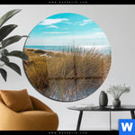 Acrylglasbild Nordseelandschaft Auf Sylt Rund Produktvorschau mit dem Bild Nordseelandschaft auf Sylt im Format Rund.