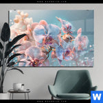 Acrylglasbild Orchideenblueten In Pastell Querformat Produktvorschau mit dem Bild Orchideenblüten in Pastell im Format Querformat.